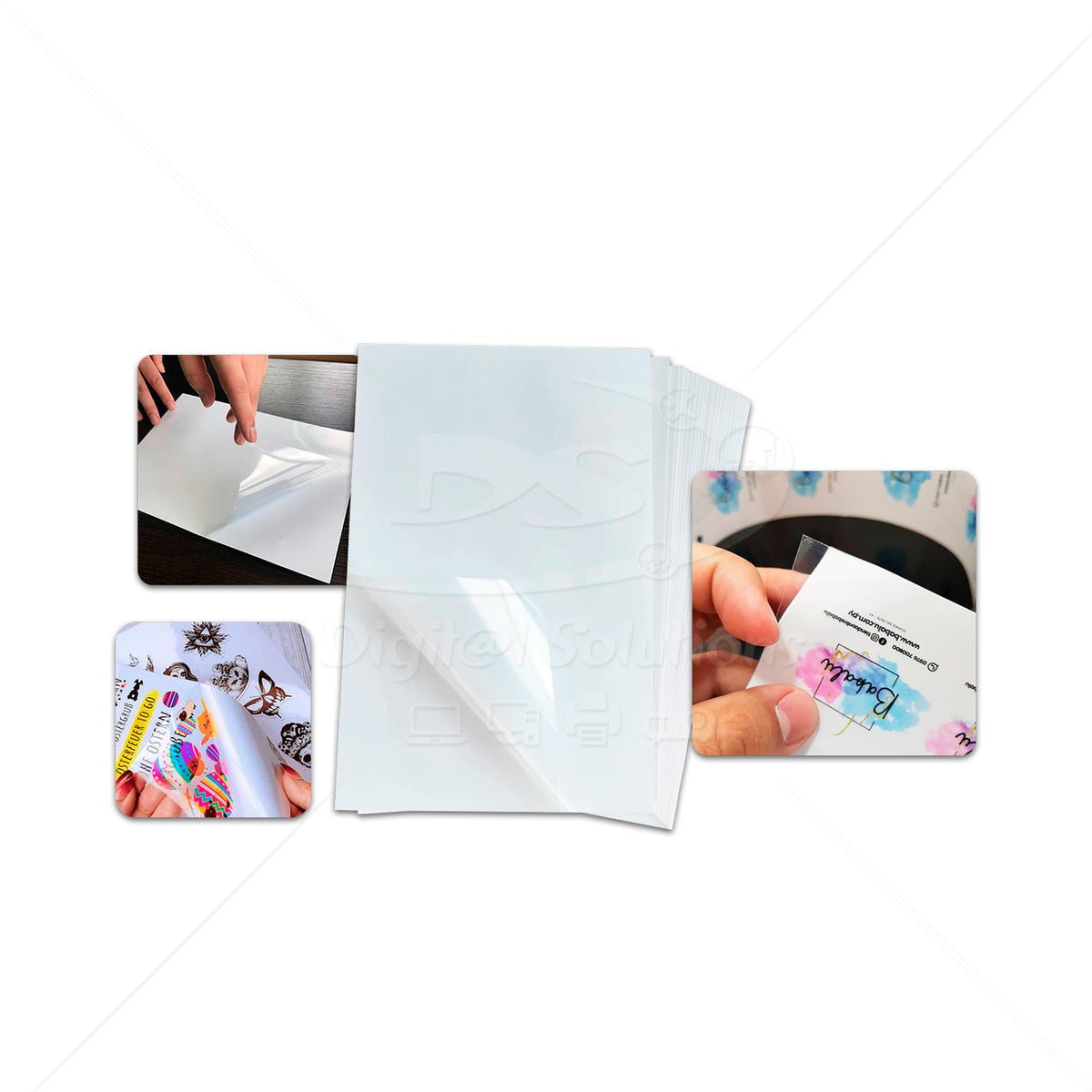 Impresión Sticker Transparente